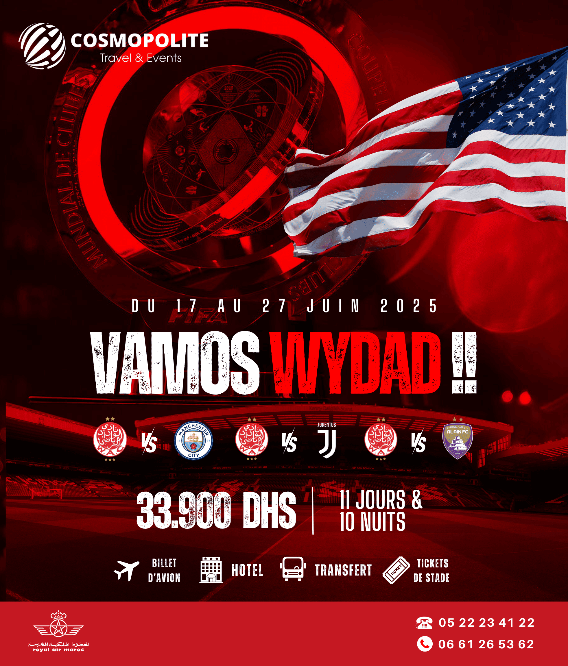 Wydad – Coupe du Monde des Clubs 2025 aux USA