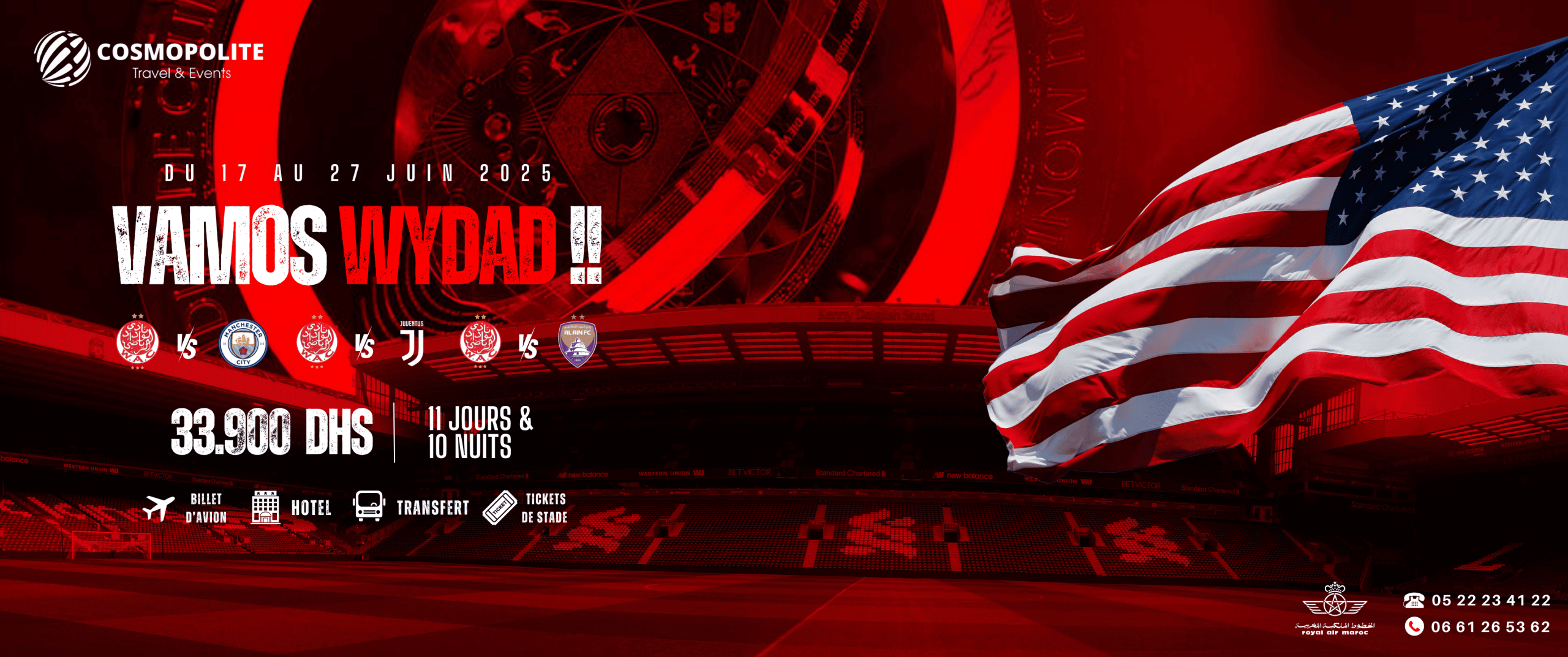 Wydad – Coupe du Monde des Clubs 2025 aux USA