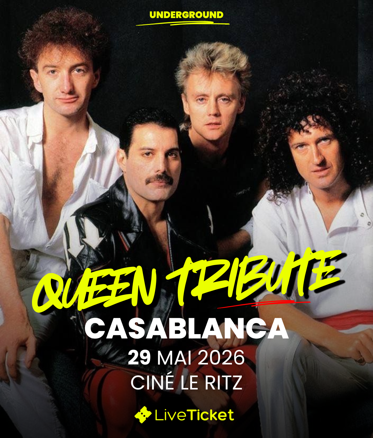 QUEEN TRIBUTE SHOW – CASABLANCA
