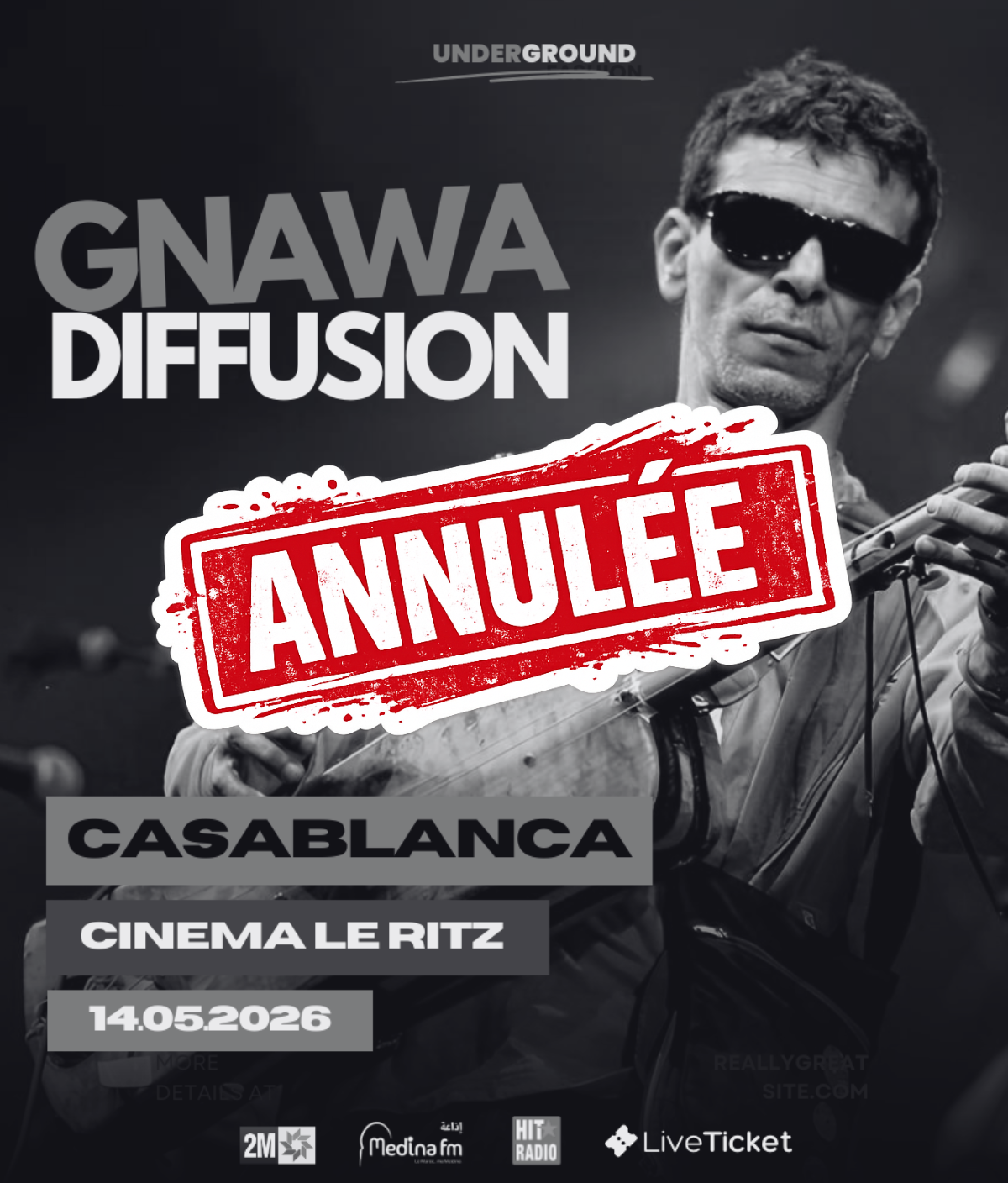 Gnawa Diffusion en concert à Casablanca